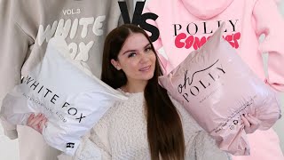 Testing OH POLLY Loungewear VS WHITE FOX Loungewear HUGE TRY ON HAUL  Which Brand Is BETTER [upl. by Arun]