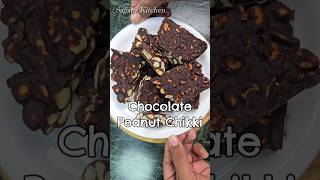 Chocolate Chikki Recipe Shorts Chikki [upl. by Esertal851]