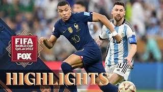 Argentina vs France Highlights  2022 FIFA World Cup Final [upl. by Ecerahs797]