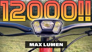 The WORLDS Most POWERFUL Bike Light  Magicshine Monteer 12000 [upl. by Melonie]