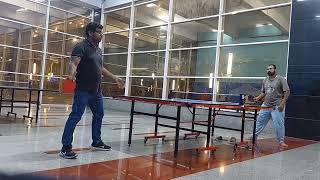 Some Quality Table Tennis action with Penhold Grip [upl. by Michelsen]