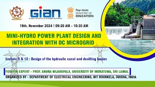 Day 2  GIAN Course on quotMiniHydro Power Plant Design and Integration with DC Microgridquot [upl. by Nevek]