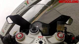 Aprilia RSV4 R 2013 il test di Motociclismo [upl. by Yeclek]