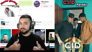 REACTING TO CID PARODY BY 101vines VIDEO ON TIKTOK [upl. by Sophie387]