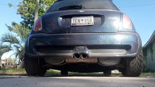 R53 Jcw catback exhaust mini cooper s [upl. by Robinet]