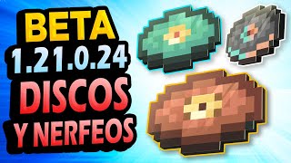 ✅ Llegaron los 3 DISCOS NERFEAN al Mazo 👉 Minecraft Beta 121024 [upl. by Socem]