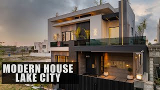 Exploring a Spectacular Modern Dwelling by Rafi amp Sons Builders for Sale Lake City Lahore [upl. by Lull]