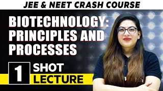 Biotechnology Principle And Processes  One Shot Lecture  CHAMPIONS  NEET CRASH COURSE 2022 [upl. by Myrta861]