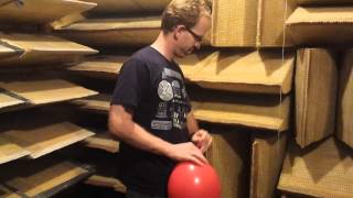 Popping a Balloon in an Anechoic Chamber [upl. by Shakespeare]