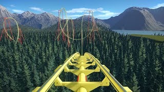 Planet Coaster Ultra Boomerang Roller Coaster [upl. by Waynant]