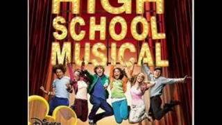 High School Musical  I Cant Take My Eyes Off You  Instrumental w lyrics [upl. by Eustace841]