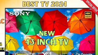 Best 43 inch Android Smart TV📺 in indiaSony Bravia 43 inches 4K Ultra HD Smart LED Google TV [upl. by Slohcin]