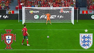 FC24 PORTUGAL VS ENGLAND PENALTY SHOOTOUT  RONALDO VS HARRY KANE [upl. by Norda]