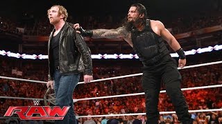 Roman Reigns vs Seth Rollins Raw June 20 2016 [upl. by Wentworth]