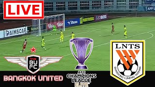 Shandong Taishan vs Bangkok United AFC Champions League  แบงค็อก ยูไนเต็ด ถ่ายทอดสด gameplay pes21 [upl. by Biegel]