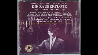 Mozart Die Zauberflöte  Schnelle FüsseEs lebe Sarastro  Novotna Rosvaenge Kipnis [upl. by Yelra]