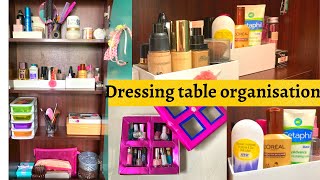 Dressing Table Organization amp Tour  My Makeup Collection amp Organization  My Vanity Tour [upl. by Eenaffit]