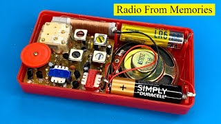 how to make radio AM  AM Radio Electronic DIY Kit  Assembly amp RUN [upl. by Schifra]