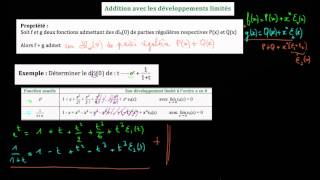 Ex  développement limité à lordre 3 en 0 de ft  expt  11t [upl. by Anaicul]