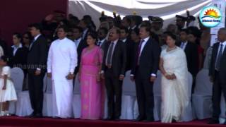 The sri lankan national anthem sang in Tamil in 68 th independence day [upl. by Yvonner]