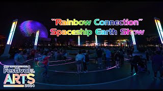 quotRainbow Connectionquot Muppets Spaceship Earth Show  World Celebration Gardens View  2024 [upl. by Gnod]