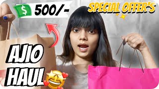 Sirf 500Rs Mai AJIO Se Shopping 😱  AJIO Shopping App  Lifestylebear13 [upl. by Whitebook]