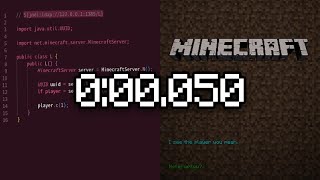 Minecraft Beaten in 000050 Using Log4j Exploit [upl. by Euqinomahs]