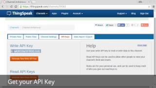 Register ThingSpeakcom and test using web browser [upl. by Meensat]
