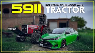 Fully Modified Tractor 😍 inspired by SidhuMooseWalaOfficial ❤️ 5911 [upl. by Alessig629]