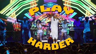 Machel Montano  Play Harder LIVE at Tipsy Music Festival MIAMI 2022  NH PRODUCTIONS TT [upl. by Laehcor490]