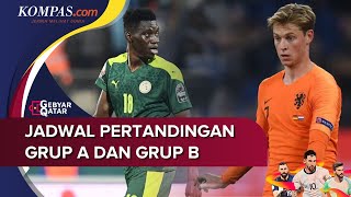 Jadwal Pertandingan Perdana Piala Dunia Qatar 2022 Minggu 20 November 2022 [upl. by Fayina]