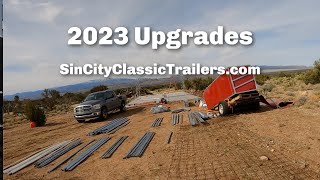 2023 Upgrades with Sin City Classic Trailers  Globetrotter Airstream [upl. by Aihsemot]