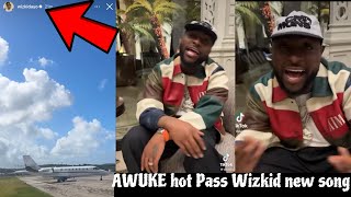 Wizkid SHOWOFF His Private Jet as Davido New song AWUKE hot pass “Piece of my Heart” [upl. by Lirrad106]