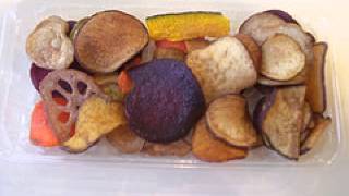 Recetas vegetarianas faciles Chips de verduras caseros [upl. by Laurent]