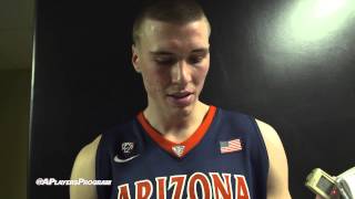 Kaleb Tarczewski Postgame Colorado [upl. by Doxia]