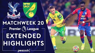 Crystal Palace v Norwich City  PREMIER LEAGUE HIGHLIGHTS  12282021  NBC Sports [upl. by Dionisio]