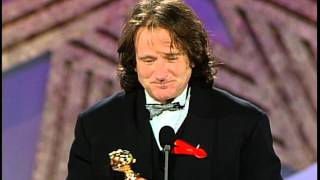 Golden Globes 1992 Robin Williams Wins the Award for Best Actor in a Motion Picture [upl. by Goodden]