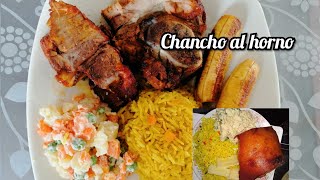 Chancho al horno boliviano  mi forma de preparar [upl. by Eatnoj]