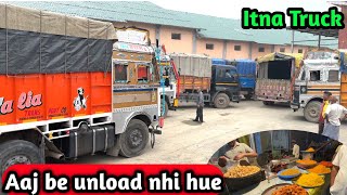 FCI main itne sare truck 🚒  Aaj Bhi unload nahin Hui AnujVlogs7770 [upl. by Arihppas]