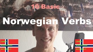 10 Basic Norwegian Verbs  Learn Norwegian [upl. by Sharai677]