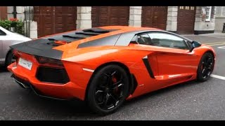 ARAB Lamborghini Aventador Loud Revs [upl. by Ilram]