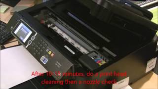 How to fix printing banding problem with refillable cartridges [upl. by Eleaffar]