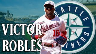 Seattle Mariners Sign Victor Robles to Major League Contract [upl. by Etteinotna]