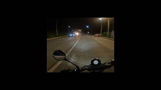 Svartpilen 200 night ride pov [upl. by Arramas]