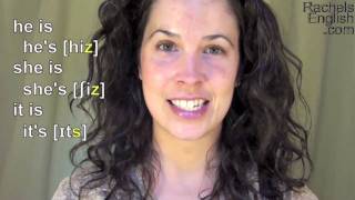 How to Pronounce Contractions American English Pronunciation [upl. by Ahcsat]