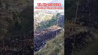 Army TA Bharti 2024 Uttarakhand Pithoragarh zone2 new letest update trending viralshort 2024 [upl. by Ayouqes]