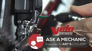 Ask a Mechanic How to Setup Di2 Front Derailleurs [upl. by Orelia607]