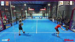 FFT Padel Tour Paris 2022  Hanouna  Zapata vs vs Vives Auradou [upl. by Adnamor]