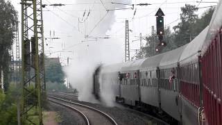 OnWheels Dampfzug mit 01 1066 nach Hamburg 2013 [upl. by Henigman]