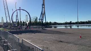 Valleyfair Flooding 2024 No Copyright [upl. by Airdnala]